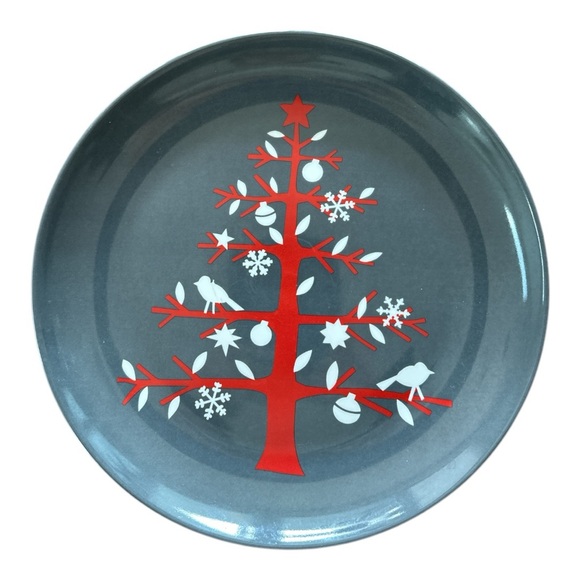 Crate & Barrel Holiday Plater - Picture 1 of 3